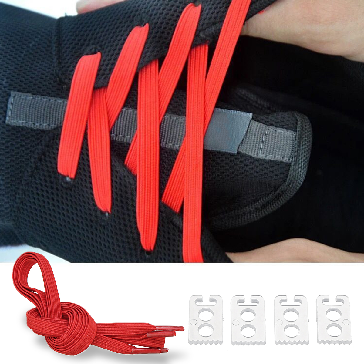 2Pcs-100cm-Elastic-No-Tie-Shoelaces-Lazy-Free-Tie-Sneaker-Laces-With-Buckles-Sports-Running-1470098-8