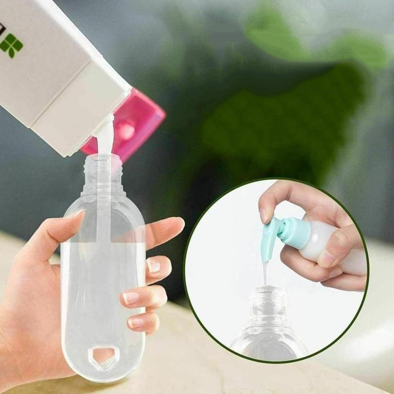 50ml-5-Pcs-Clear-Container-Wall-Hanging-Soap-Dispenser-Bottle-Portable-Leak-proof-Refillable-Bottle--1864422-5