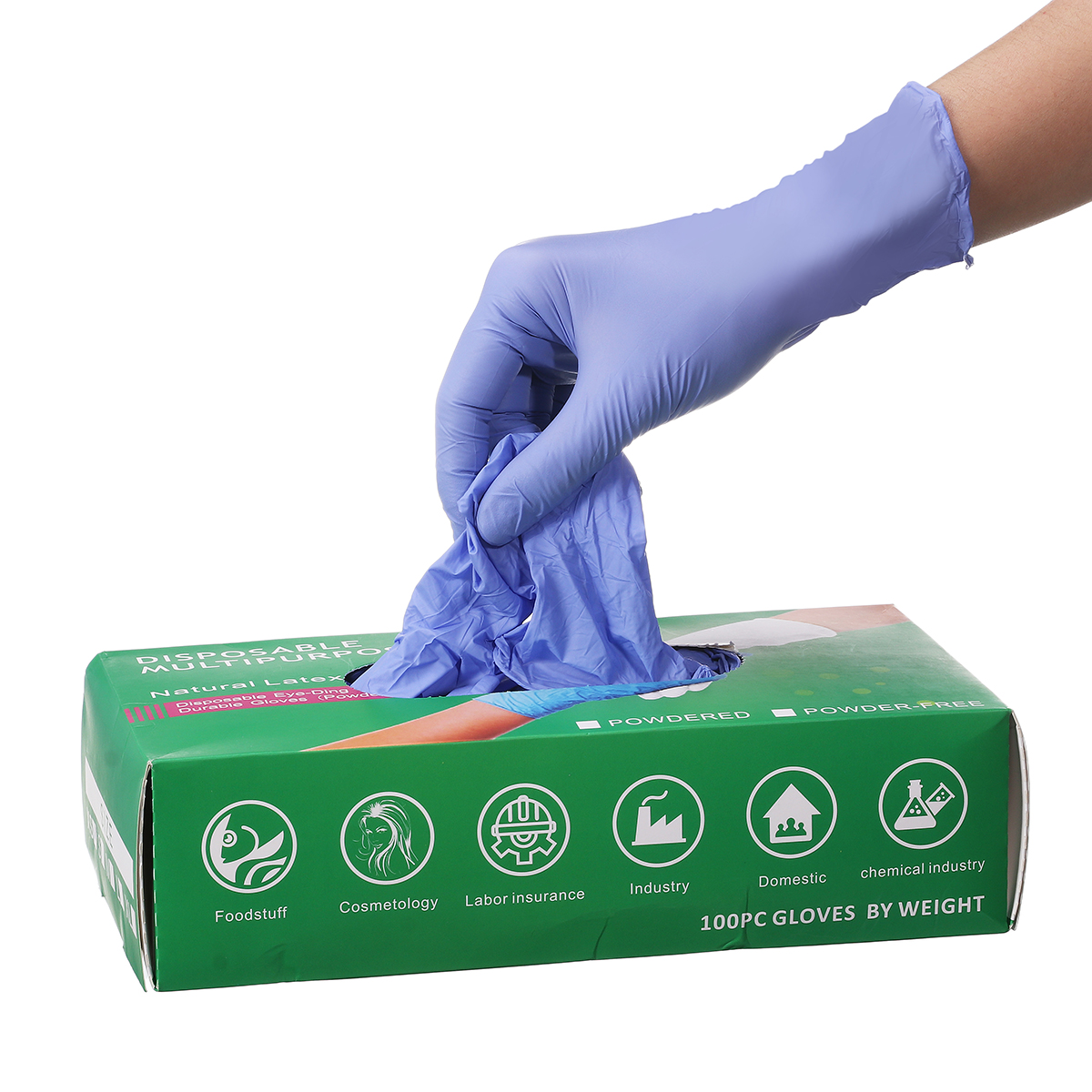 Slimerence-100Pcs-Disposable-Nitrile-BBQ-Gloves-Waterproof-Glove-1655114-5
