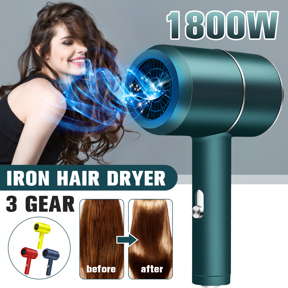 1800W-220V-Professional-Hairdressing-Salon-Electric-Hair-Dryer-3-Speed-Adjustable-Uniform-Quick-dry--1806218-2