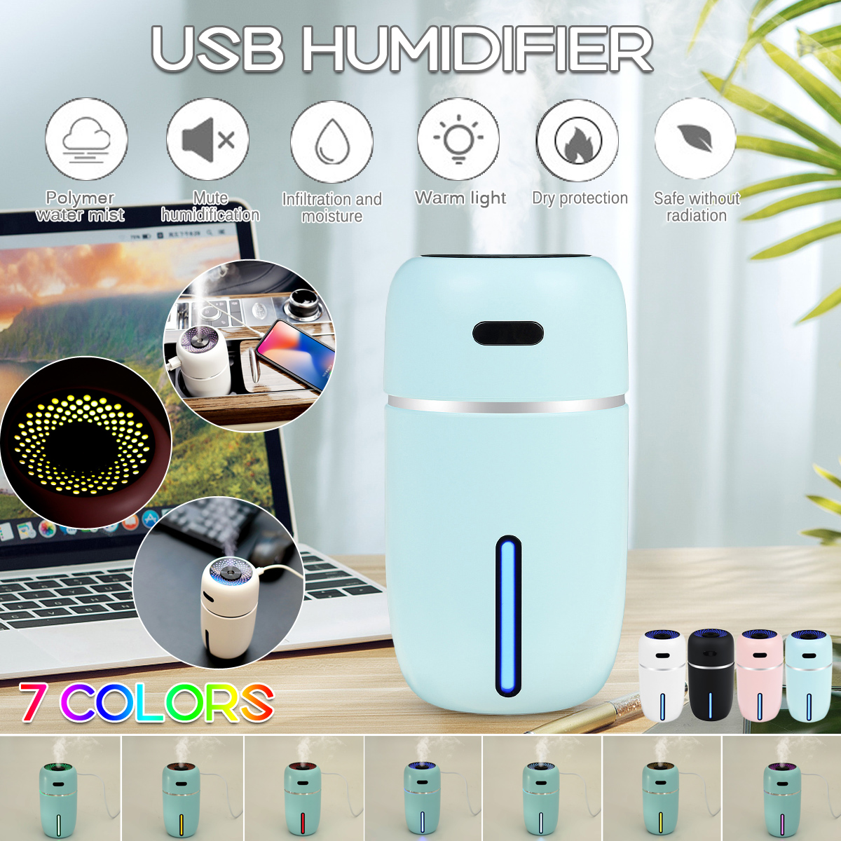 200ml-Electric-Air-Humidifier-Diffuser-Aroma-Mist-Purifier-LED-Light-USB-Charging-Power-Bank-for-Por-1809965-1