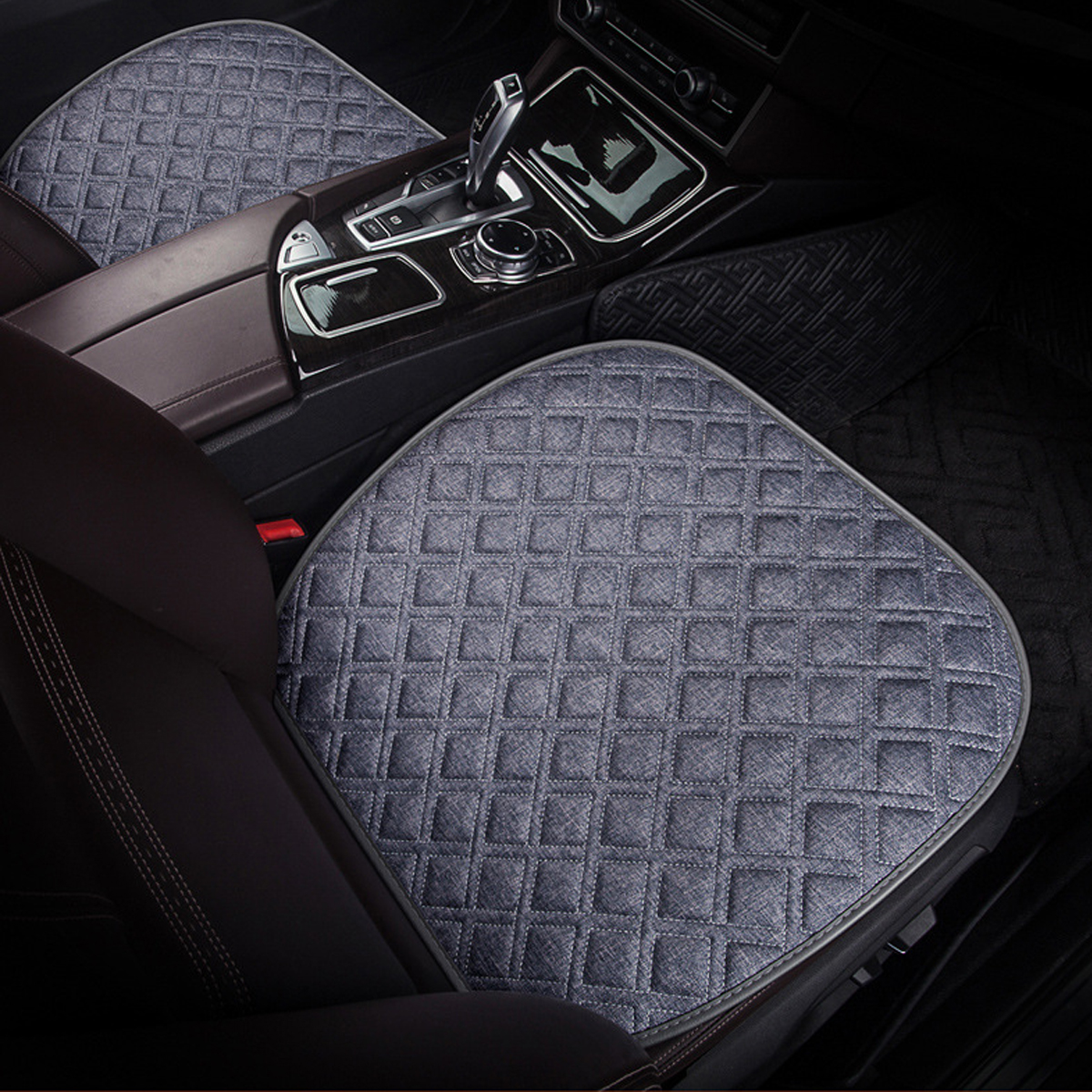 4-Colors-Autumn-Winter-Universal-Plush-Anti-Slip-Car-Front--Rear-Seat-Lattice-Cushion-Cover-Chair-Pa-1764099-11