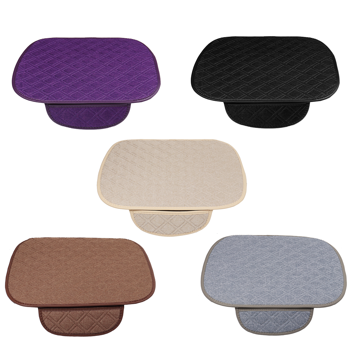 4-Colors-Autumn-Winter-Universal-Plush-Anti-Slip-Car-Front--Rear-Seat-Lattice-Cushion-Cover-Chair-Pa-1764099-3