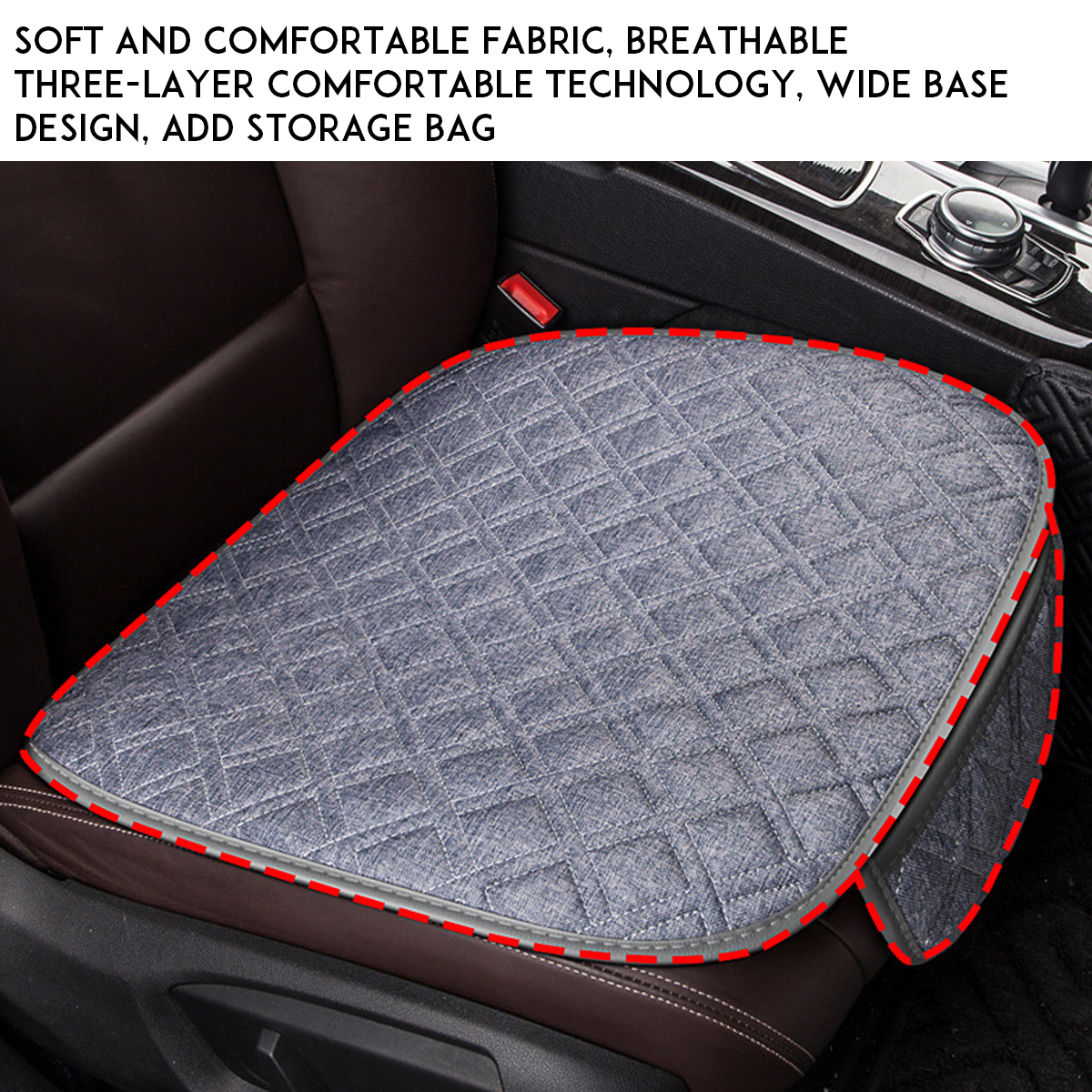 4-Colors-Autumn-Winter-Universal-Plush-Anti-Slip-Car-Front--Rear-Seat-Lattice-Cushion-Cover-Chair-Pa-1764099-5