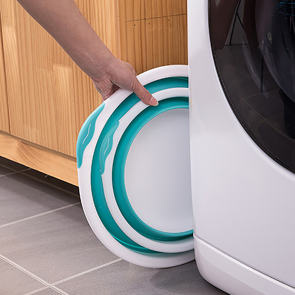 4-Size-Optional-Plastic-Foldable-Round-Dish-Tub-Portable-Hand-Feet-Washing-Basin-Space-Saving-Washtu-1748615-4