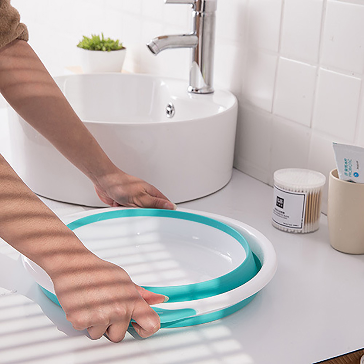 4-Size-Optional-Plastic-Foldable-Round-Dish-Tub-Portable-Hand-Feet-Washing-Basin-Space-Saving-Washtu-1748615-5