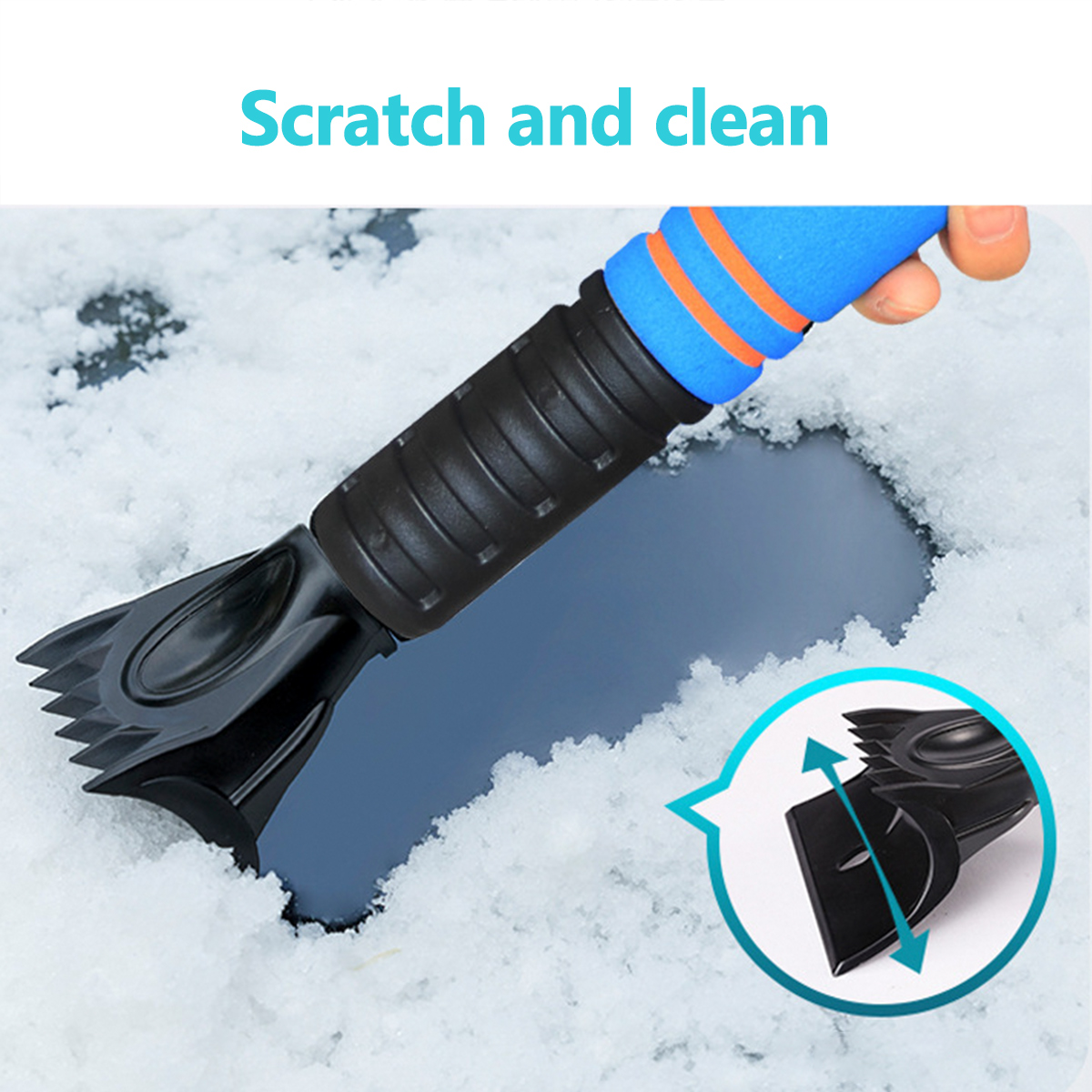 56CM-Telescopic-Rotating-Snow-Shovel-With-Gloves-Vehicle-Winter-Shoveling-Snow-Tools-1786471-3