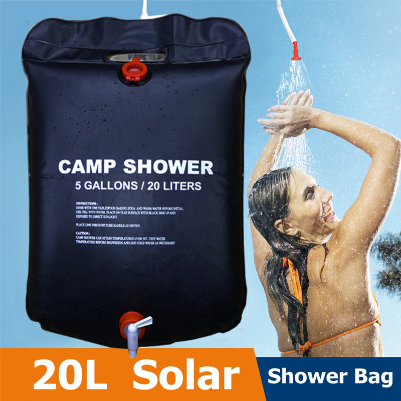 Camping-Shower-Bag-5-Gallon20L-Solar--Removable-Hose-Heating-Bag-Portable-Washer-Water-Storage-Bathi-1874792-1