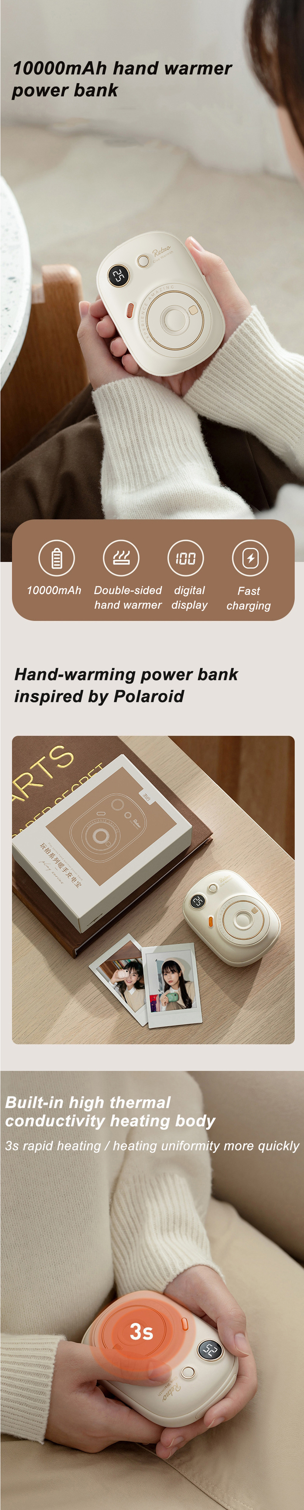MAOXIN-10000mAh-2-in-1-Electric-Hand-Warmer-Power-Bank-3-Levels-Portable-USB-Rechargeable-Double-Sid-1910658-1