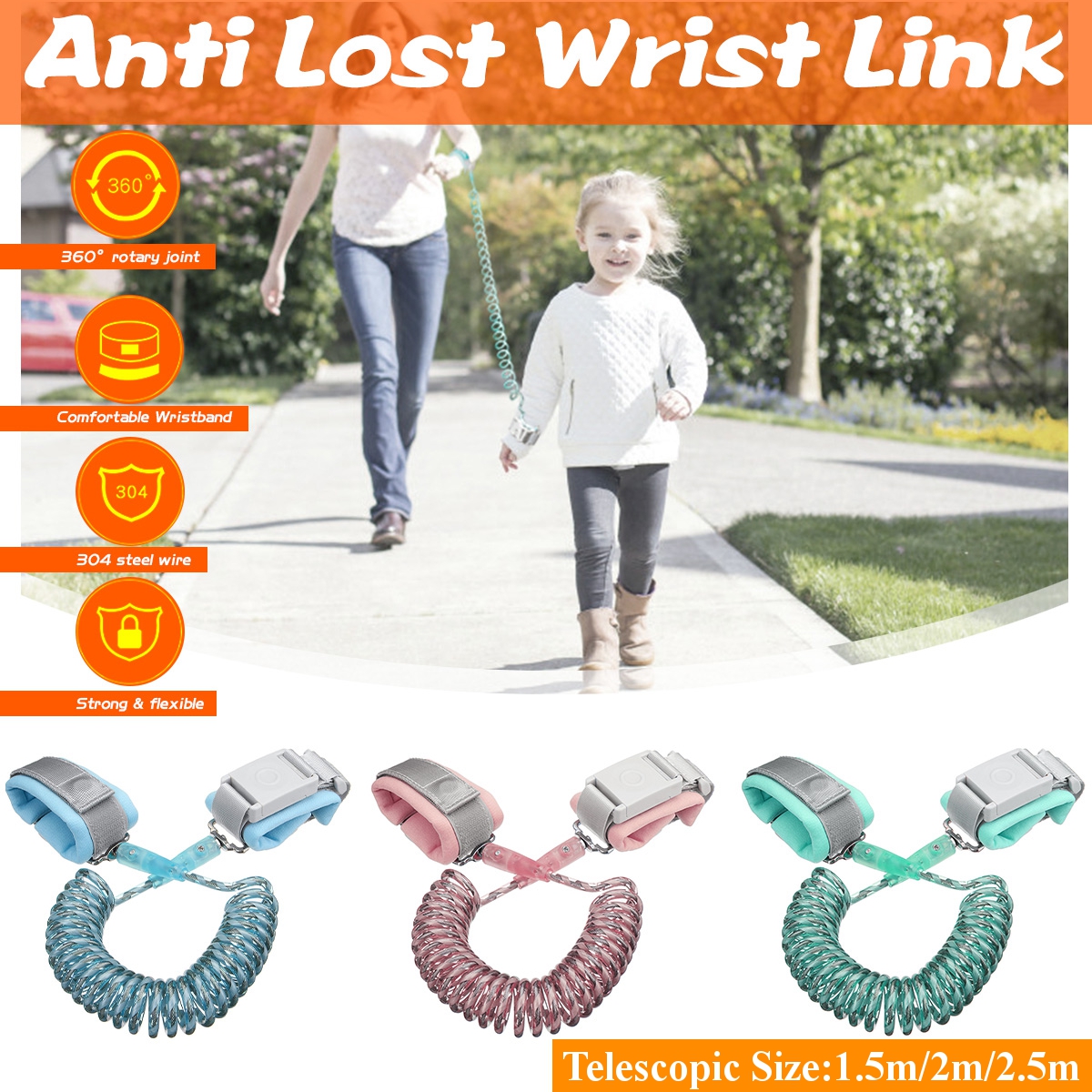 Outdoor-Anti-lost-Traction-Wristband-Bracelet-Toddler-Children-Kids-Baby-Safety-Strap-Belt-Reflectiv-1531237-1