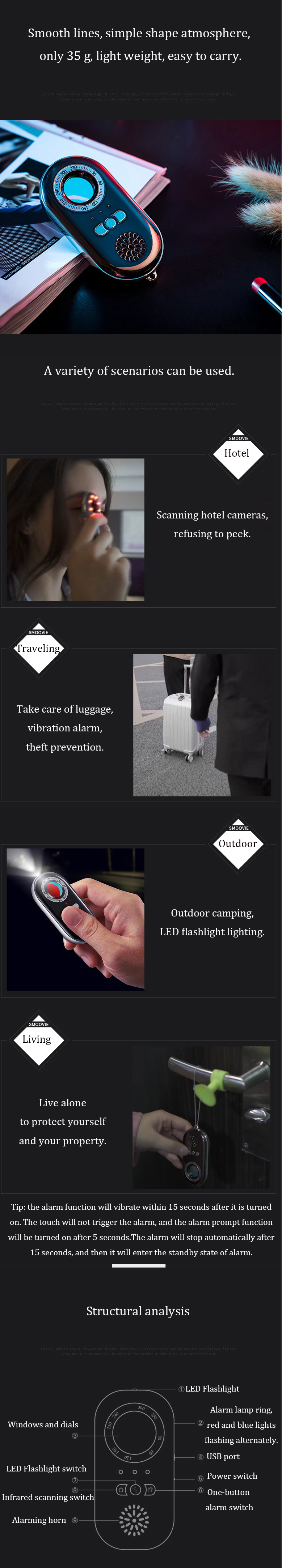 Smoovie-USB-Rechargeable-Traveling-Hotel-Infrared-Detector-Infrared-Alarm-Device-LED-Flashlight-1558359-2