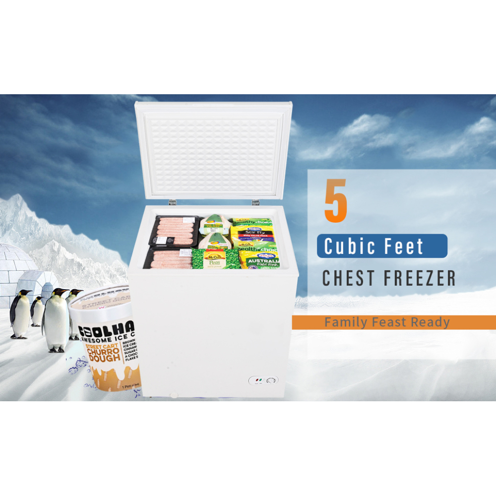 US-Direct-5-cuft-Mini-Freezer-Removable-Storage-Basket-7-Temperature-Settings-Freezing-Machine-for-R-1864148-1