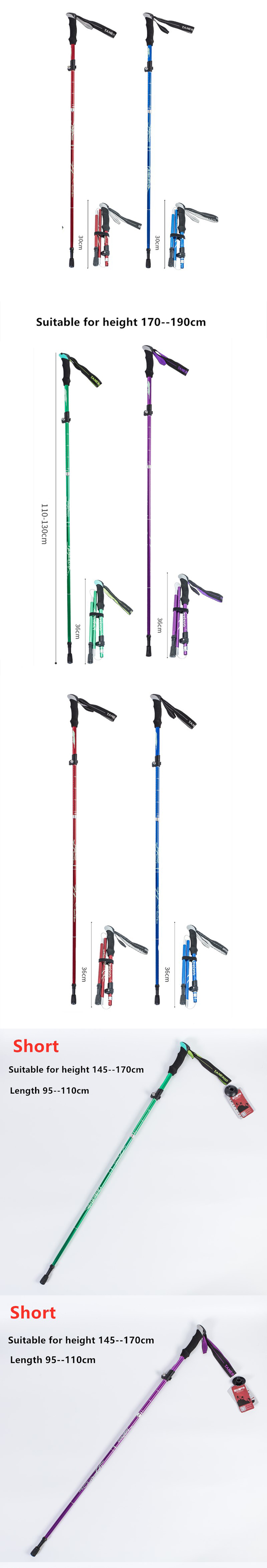 130CM-Long-Folding-Walking-Sticks-Outdoor-Trekking-Poles-EVA-Handle-Portable-Hiking-Antishock-Alumin-1823240-4