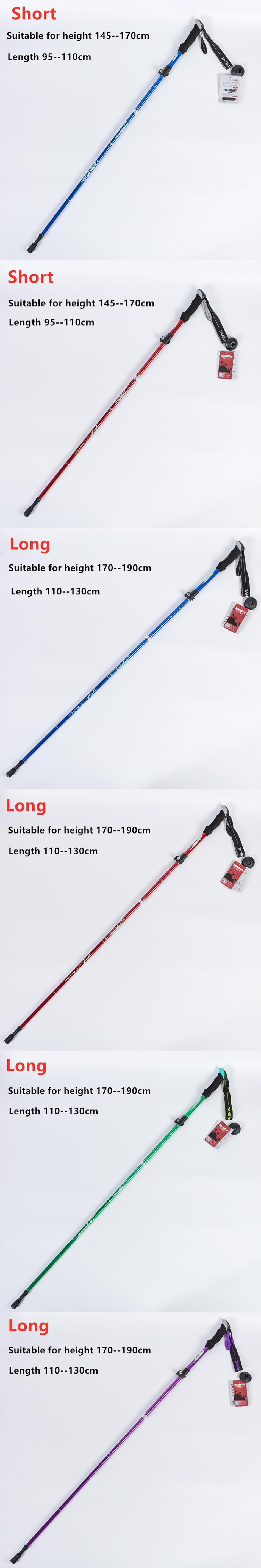 130CM-Long-Folding-Walking-Sticks-Outdoor-Trekking-Poles-EVA-Handle-Portable-Hiking-Antishock-Alumin-1823240-5