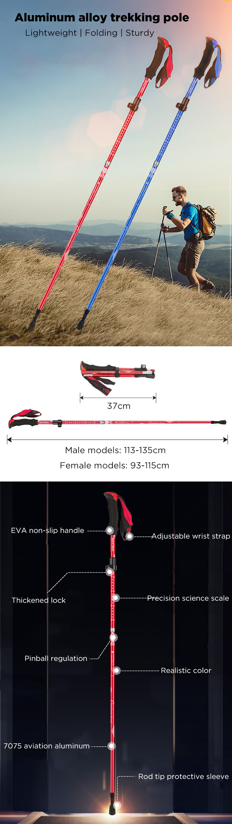 XINDA-115135cm-5-Sections-Trekking-Pole-Aluminum-Alloy-Outdoor-Sports-Climbing-Hiling-Stick-1548536-1