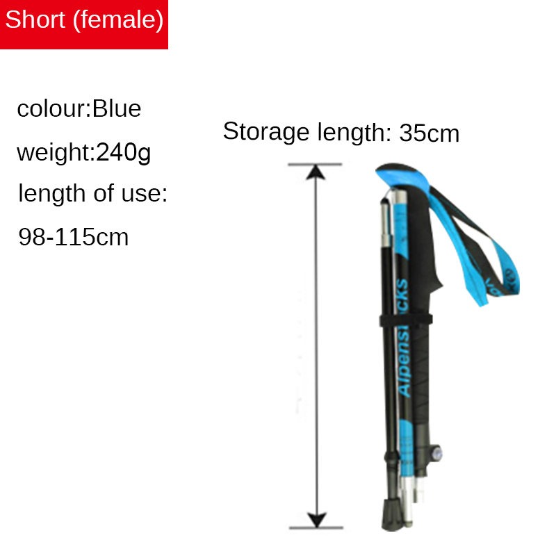 XINDA-5-Sections-Ultralight-Carbon-Non-slip-Trekking-Pole-Outdoor-Hiking-Climbing-Cane-Walking-Stick-1628734-4