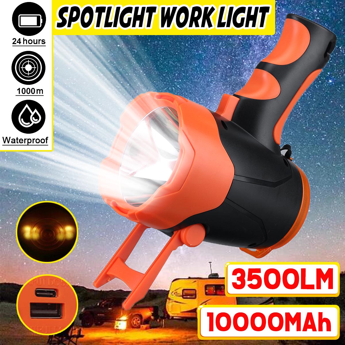 100W-3000LM-T6-Strong-18650-Flashlight-4000mah-Ultra-bright-Handheld-Search-Light-Outdoor-Waterproof-1804302-2
