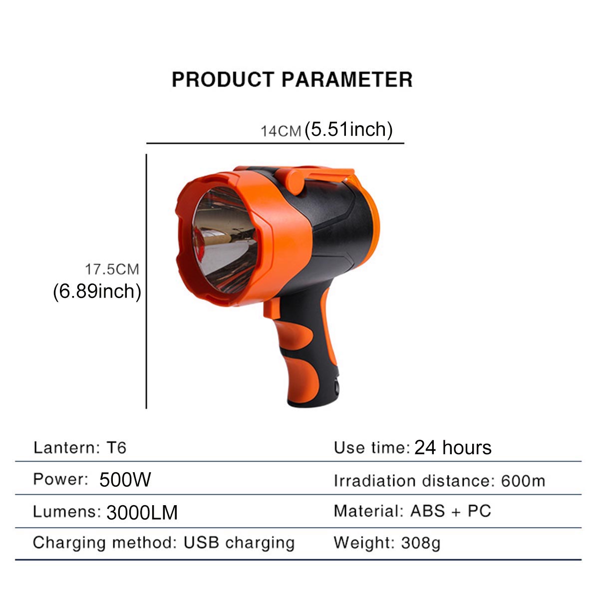 100W-3000LM-T6-Strong-18650-Flashlight-4000mah-Ultra-bright-Handheld-Search-Light-Outdoor-Waterproof-1804302-3