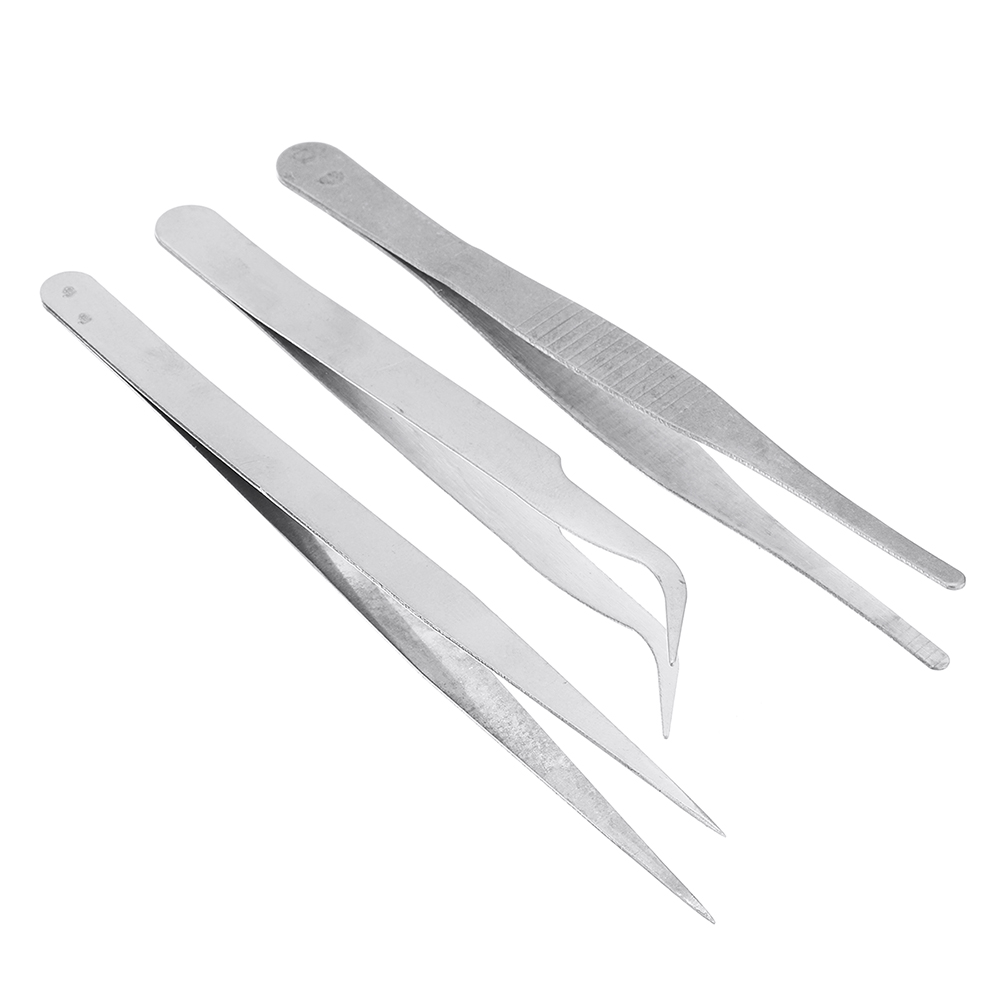 3-In-1-Stainless-Steel-Tweezer-StraightFlatElbow-Head-Tweezer-1488421-2