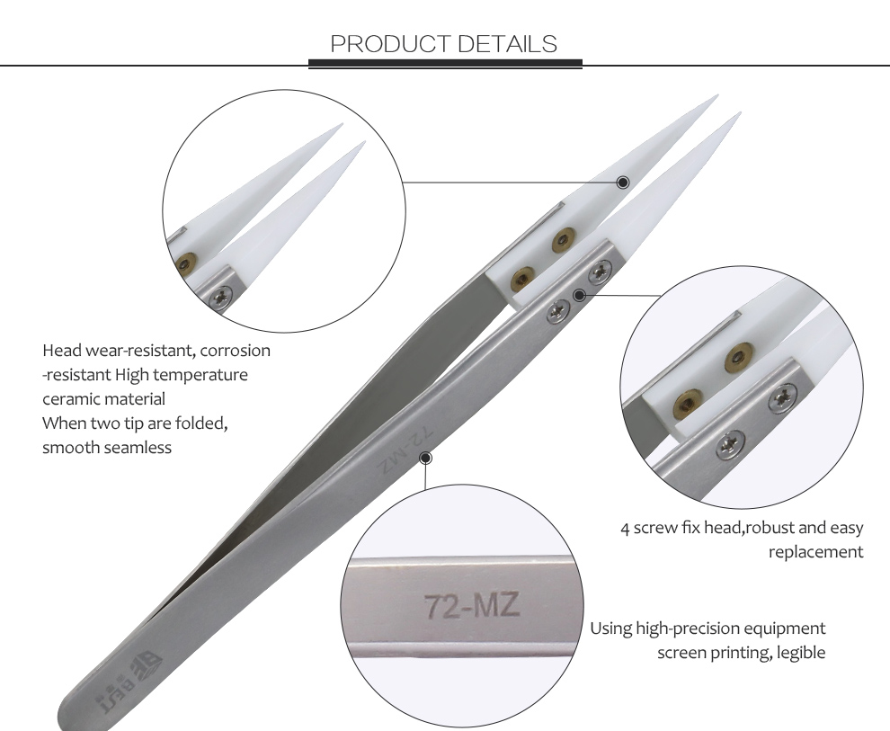 BEST-BST-72-MZ-Anti-acid-Ceramic-Tipped-Stainless-Steel-Tweezer-Fine-Pointed-Tips-With-Heat-Resistan-1363150-3
