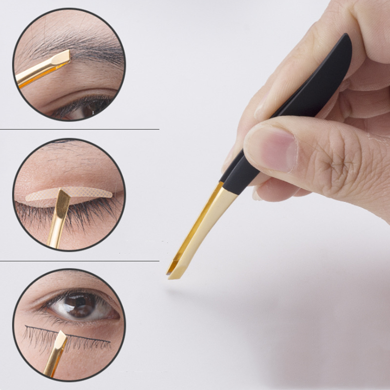 Excellent-Quality-Eyebrow-Tweezer-Golden-Head-Slanted-Stainless-Steel-Tweezer-Trimmer-Eyelash-Clip-H-1685008-5