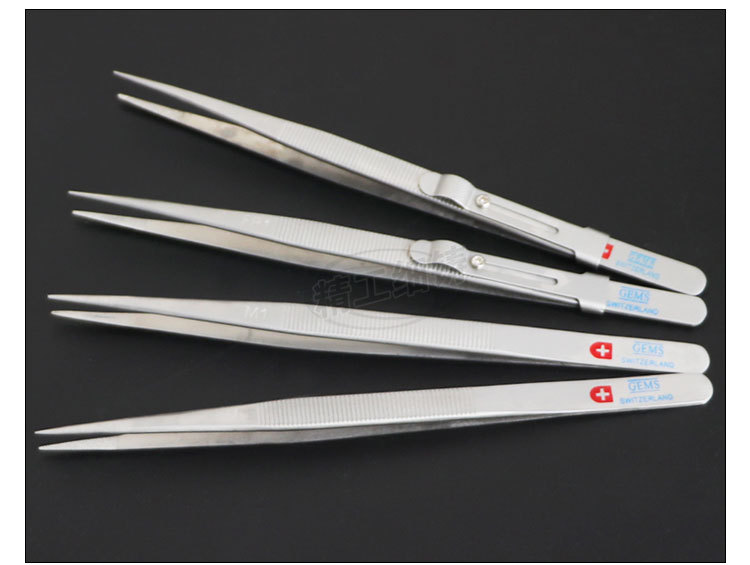 Tweezers-For-Jewelry-304-Stainless-Steel-Tweezers-Thickened-And-Hardened-Grooved-Stainless-Steel-Poi-1815030-2