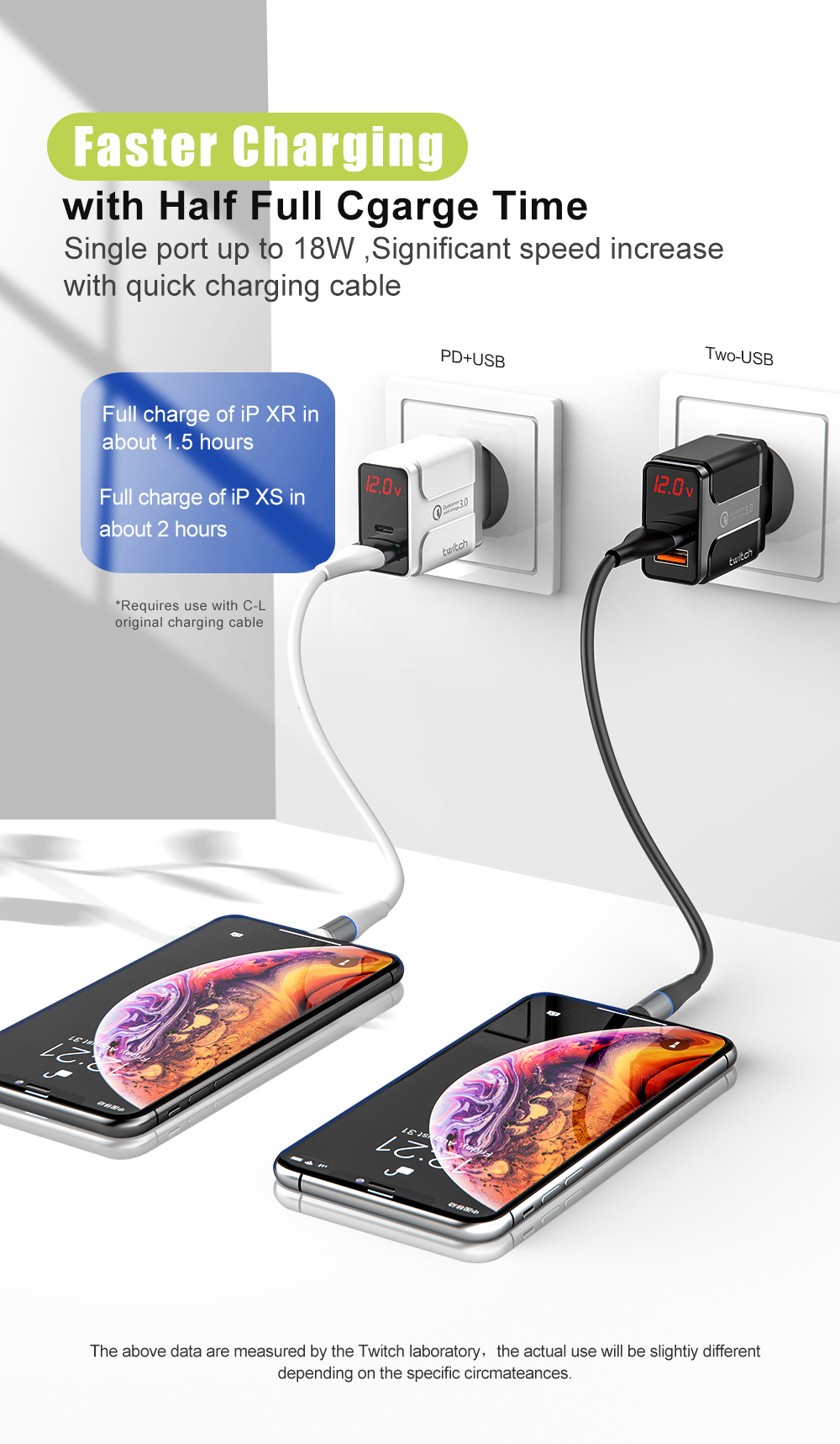 Twitch-18W-Type-C-QC30-USB-Charger-For-iPhone-XS-11Pro-Huawei-P30-Pro-P40-Mi10-K30-S20-5G-1666553-9