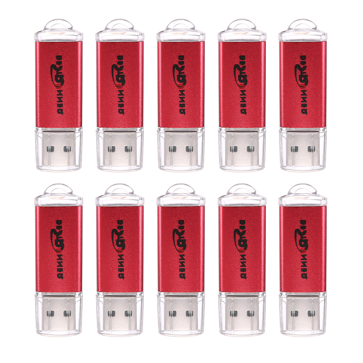 Bestrunner-10Pcs-128MB-USB-20-Flash-Drive-Candy-Red-Color-Memory-Pen-Storage-Thumb-U-Disk-1939063-1
