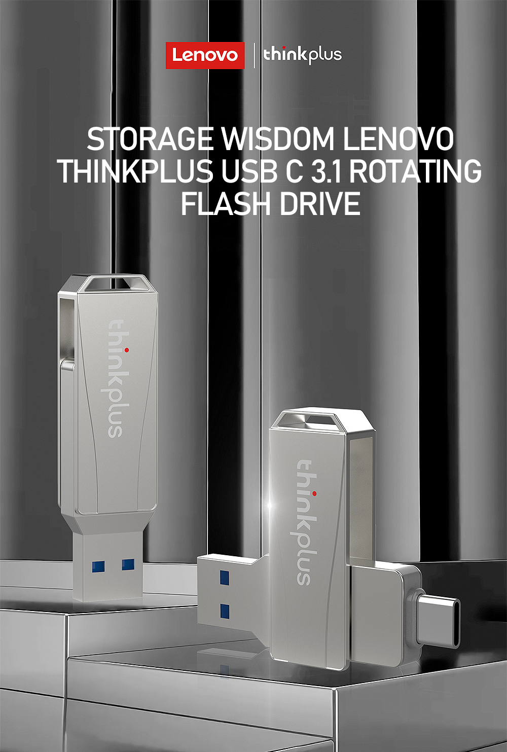 Lenovo-ThinkPlus-MU252-Type-C--USB31-Flash-Drive-32G-64G-128G-256G-Metal-Interface-Waterproof-Heat-R-1972206-1