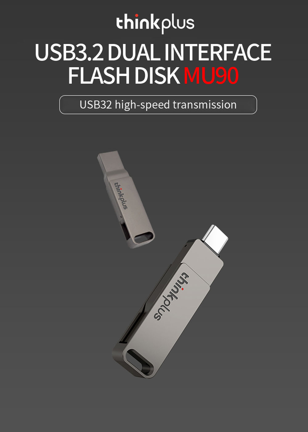 Lenovo-ThinkPlus-MU70-Type-C--USB32-Flash-Drive-Dual-Interface-OTG-3264128256G-Portable-Memory-U-Dis-1967304-1
