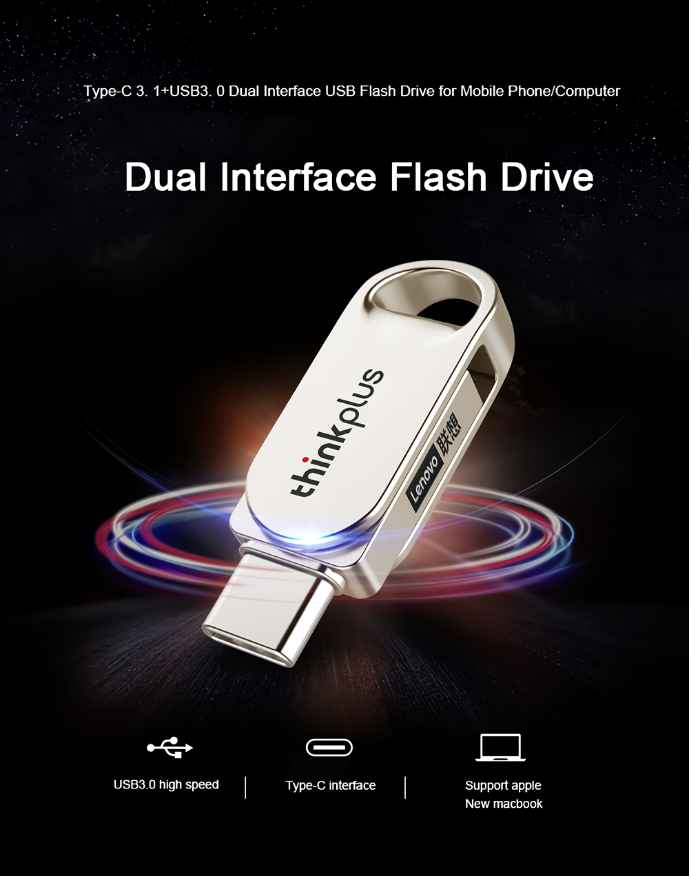 Lenovo-ThinkPlus-TYCU301-Type-C31-USB30-Flash-Drive-Metal-Dual-Interface-Pendrive-Flash-Memory-Disk--1929845-1
