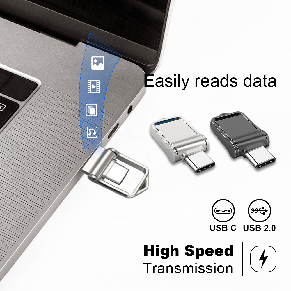 Microdrive-Type-C-USB20-Flash-Drive-128GB-64GB-32GB-16GB-8GB-Thumb-Pen-Drive-USB-Stick-Drives-1961427-2