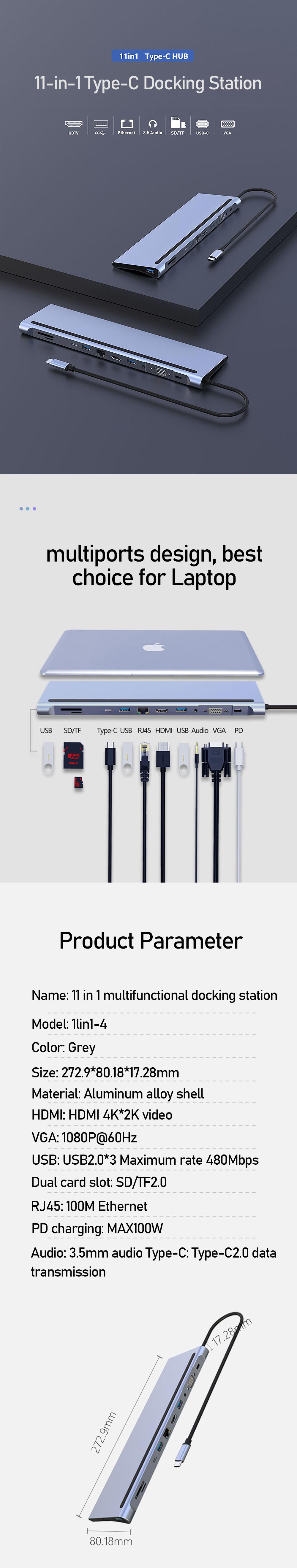 11-in-1-Type-C-Docking-Station-USB-C-Hub-Splitter-Adaptor-with-USB203-Type-C-20-PD100W-1080P-VGA-100-1975192-1