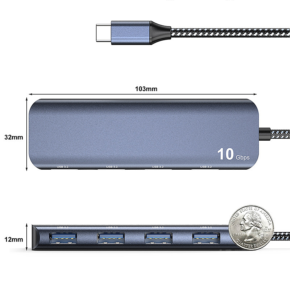 4-in-1-USB-Hub-Type-C-Docking-Station-with-4-USB32-100Gbps-Splitter-Adaptor-for-PC-Computer-Laptop-1974323-3