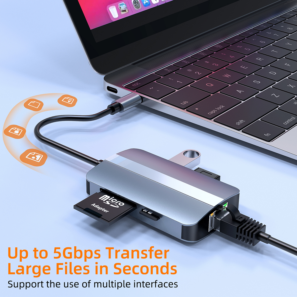 5-IN-1-Type-C-Hub-Docking-Station-USB-C-to-USB-20-USB-30-RJ45-100Mbps-LAN-Ethernet-SDTF-Card-Reader--1943117-4
