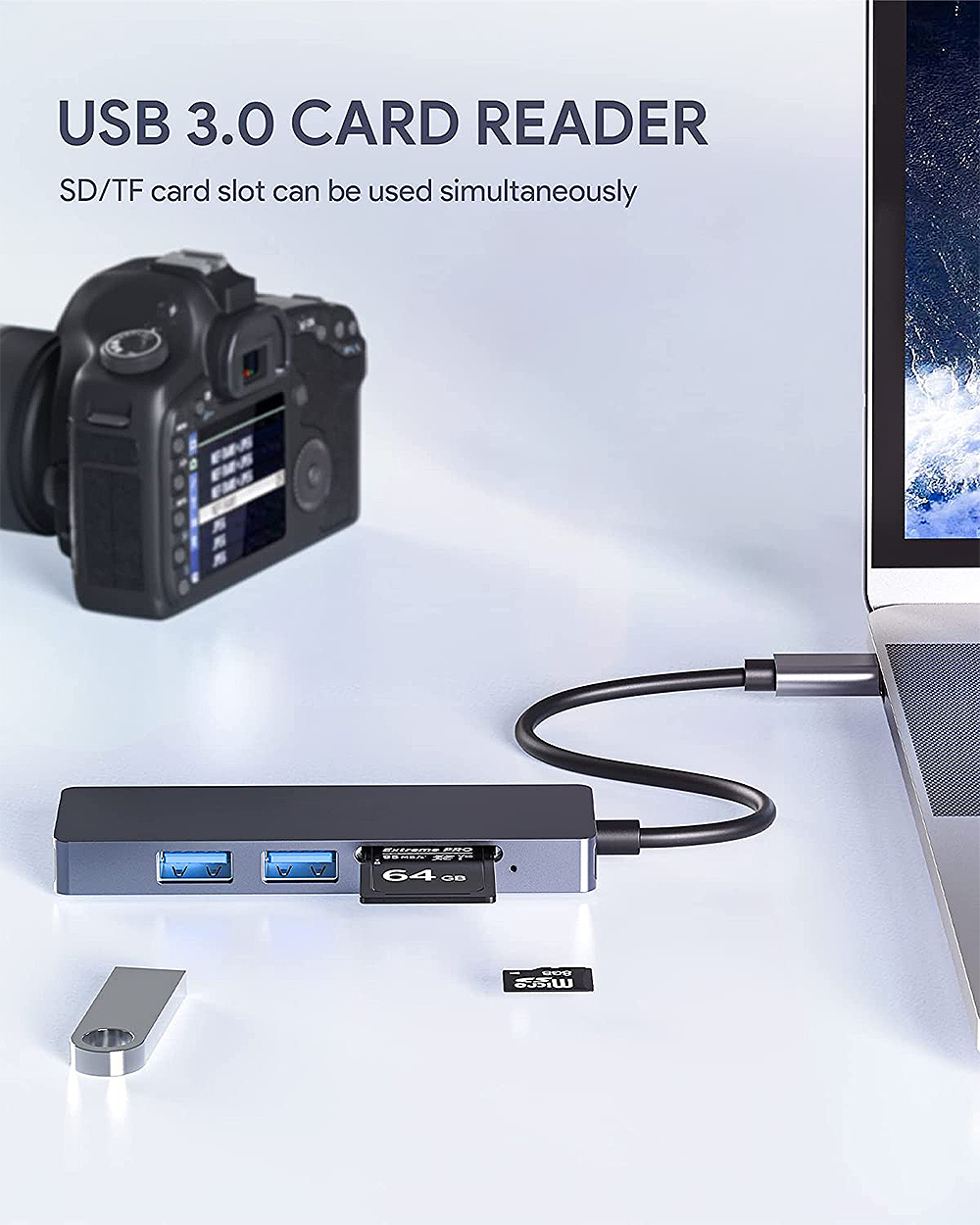 5-in-1-Type-C-Docking-Station-5Gbps-USB-C-Hub-SDTF-Card-Reader-USB30-20-PD-Splitter-Adaptor-for-PC-C-1972327-3
