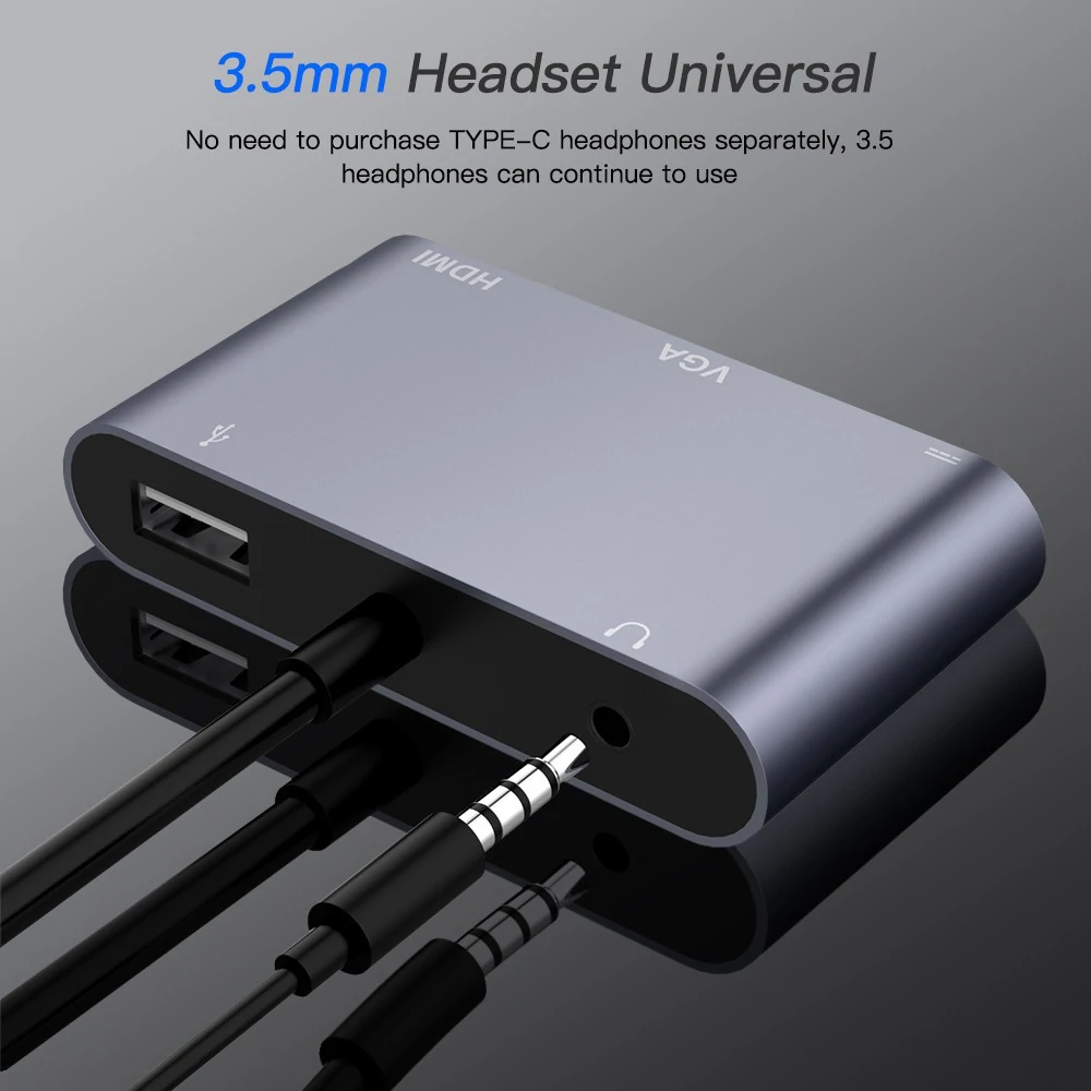 5-in-1-Type-C-Docking-Station-USB-C-Hub-Splitter-Adaptor-with-USB30-USB-C-PD-100W-4K-HDMI-Compatible-1974319-5