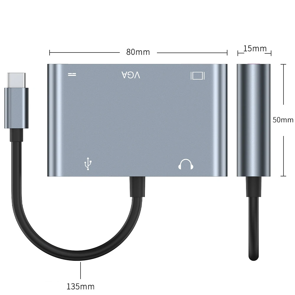 5-in-1-Type-C-Docking-Station-USB-C-Hub-Splitter-Adaptor-with-USB30-USB-C-PD-100W-4K-HDMI-Compatible-1974319-10