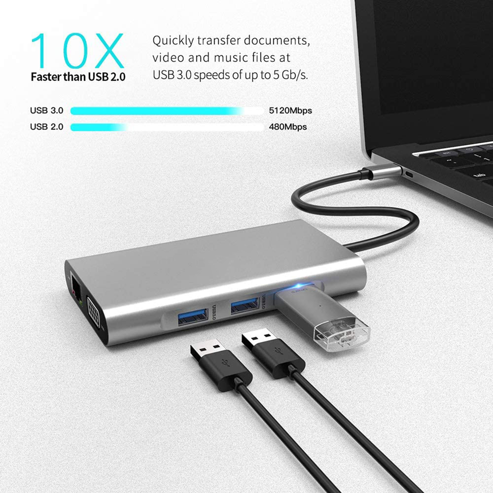 Bakeey-10-In-1-Triple-Display-USB-Type-C-Hub-Docking-Station-Adapter-With-4K-HD-Display-1080P-VGA--R-1977513-6