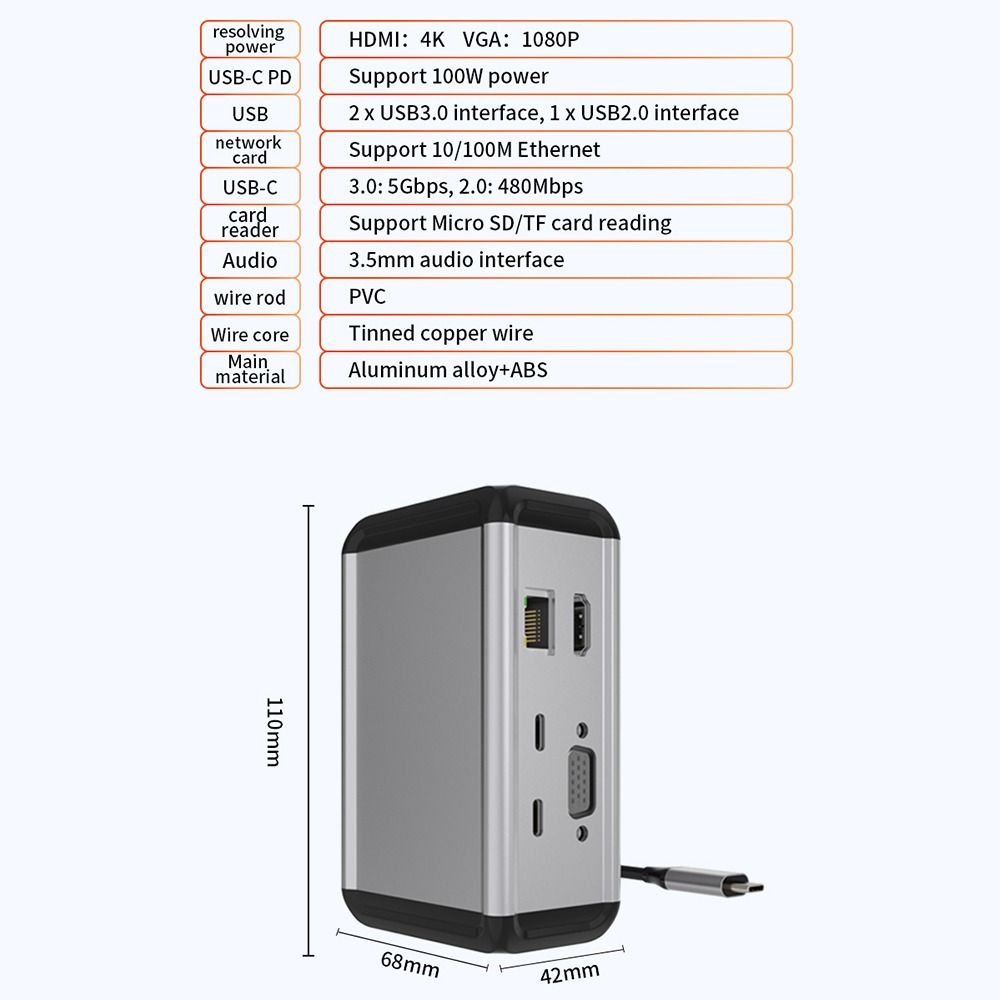 Basix-12-in-1-Type-C-Docking-Station-Vertical-USB-C-Hub-Splitter-Adaptor-with-USB20-USB30-USB-C-20-3-1974317-9