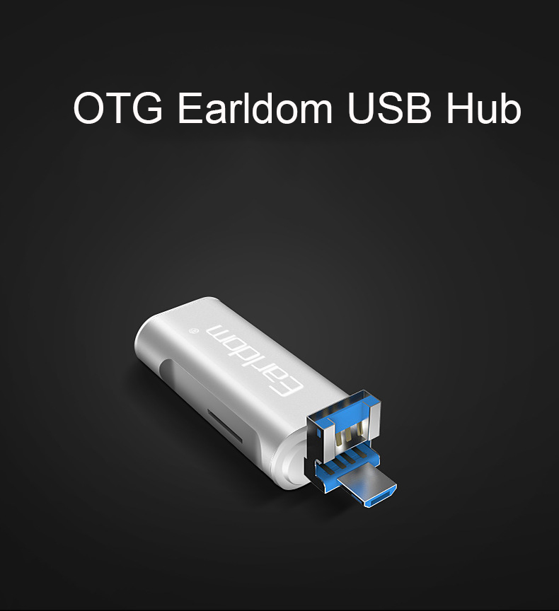 Earldom-Card-Reader-Multifunctional-OTG-USB-20-USB-BTF-Port-With-Up-To-64GB-Data-Reading-For-Laptop--1639678-1