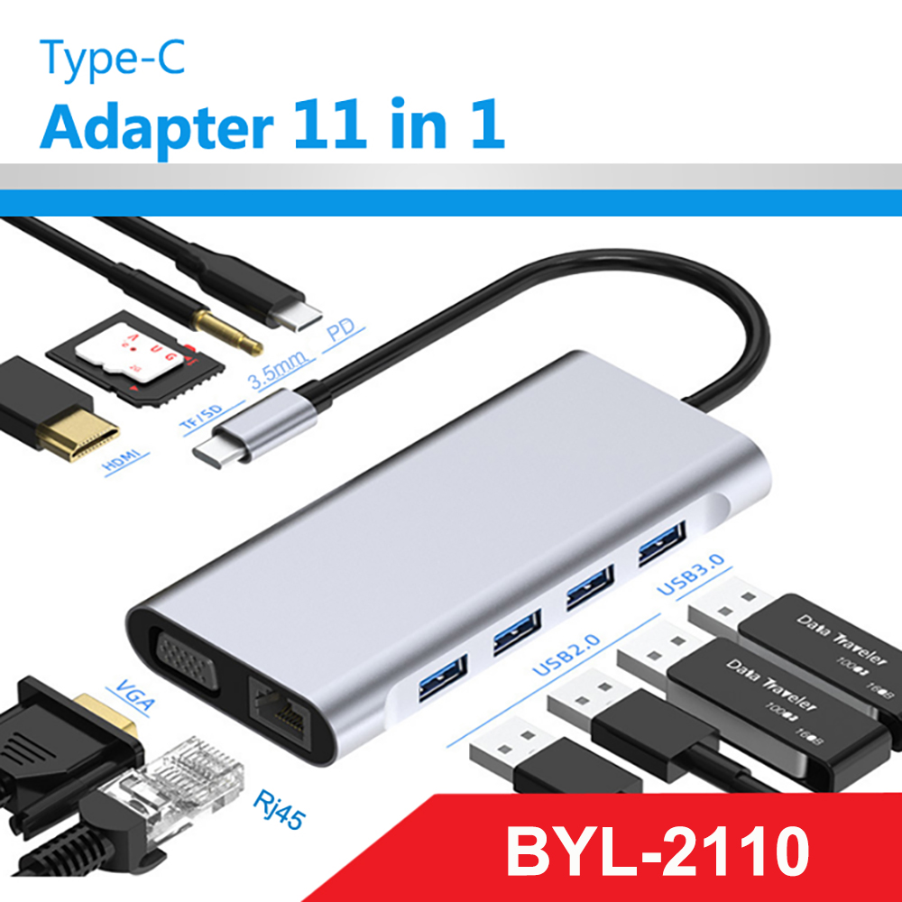 Mechzone-11-in-1-USB-C-Hub-Docking-Station-Type-C-Adapter-with-USB30-USB20-PD-100W-4K-HDMI-Compatibl-1943114-1
