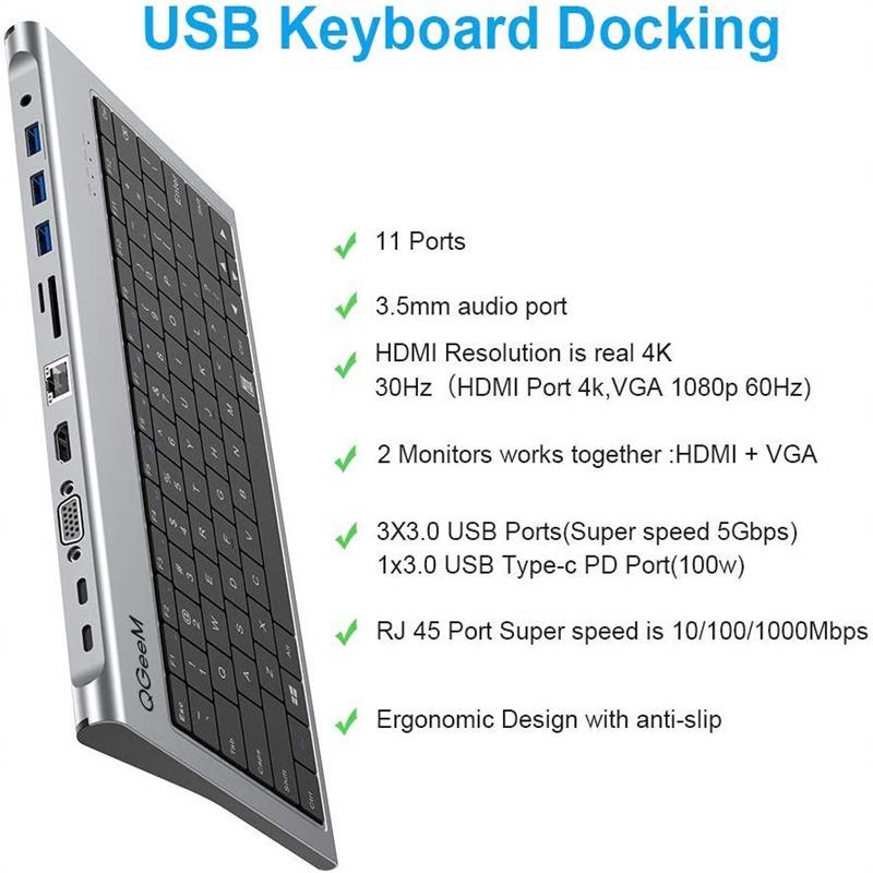 QGeeM-Aluminum-Alloy-Keyboard--11-In-1-USB-C-Hub-Docking-Station-Adapter-With--4K-HDMI-HD-Display--1-1733750-1