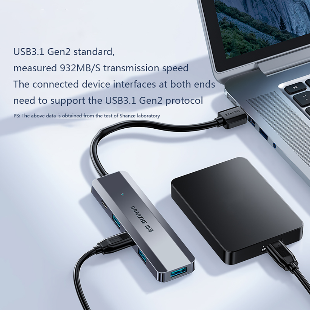SAMZHE-USB31-Splitter-High-speed-Gen2-4-Ports-Expansion-Dock-Hub-USB-Hub-025M-Length-for-PC-Laptop-1923301-3
