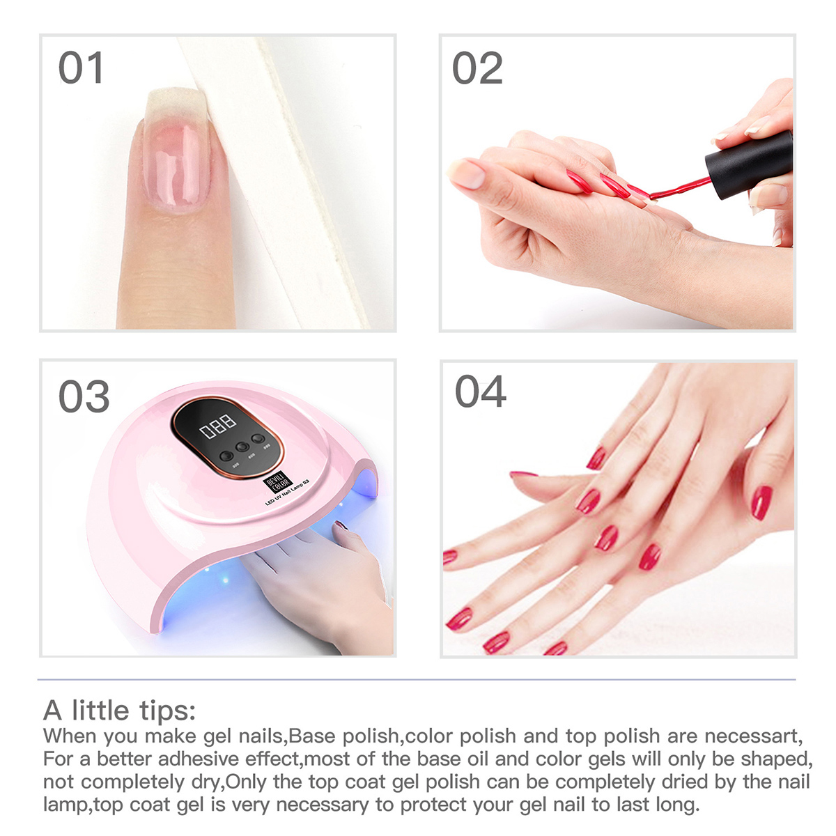 18LEDs-Automatic-Infrared-Sensor-Nail-Lamp-Digital-Display-Timing-Nail-Phototherapy-Light-High-Power-1938382-8