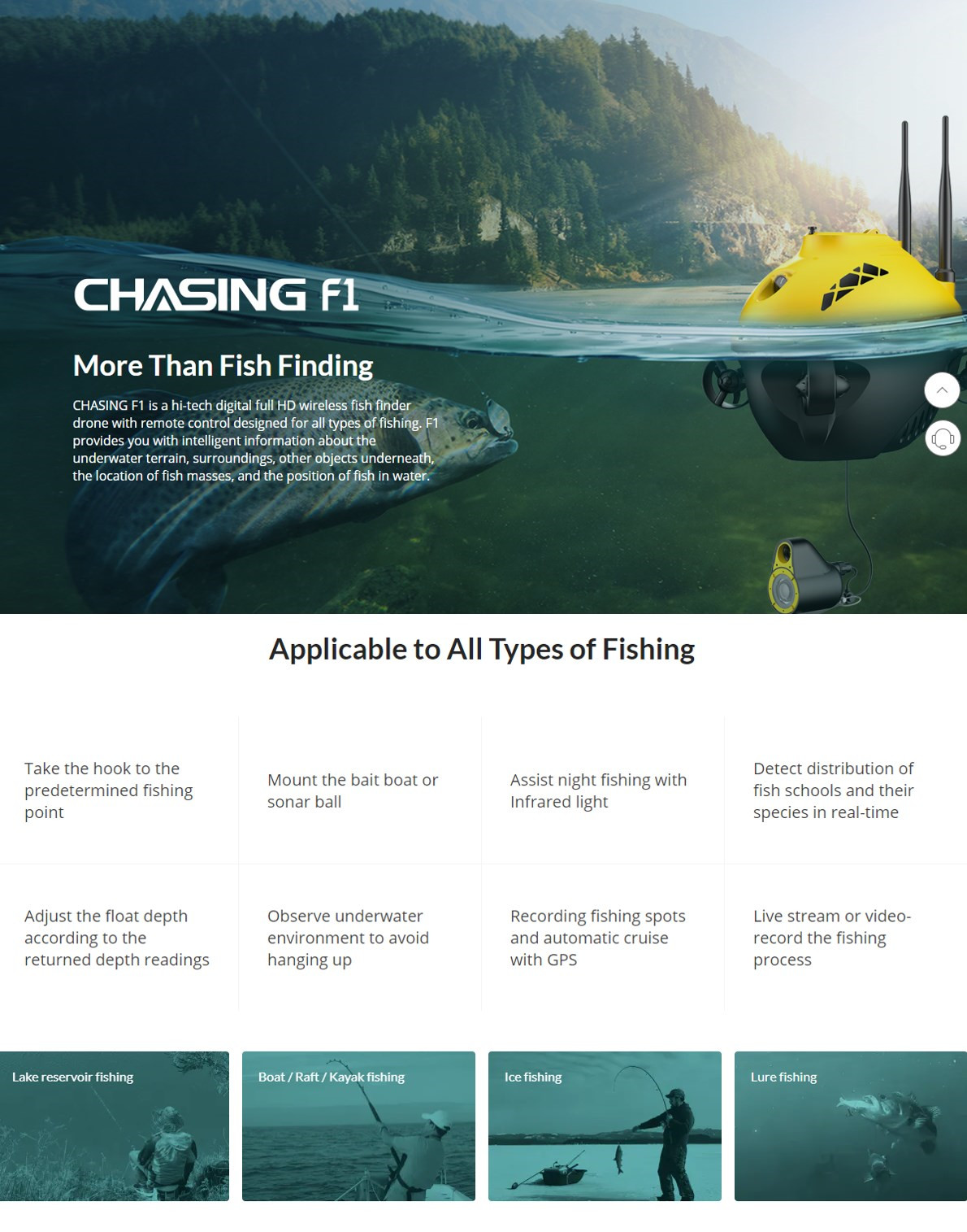 CHASING-F1-Fish-Finder-Drone-28m-Working-Depth-6-Hours-Runtime-Wireless-Underwater-Fishing-Camera-1764382-1