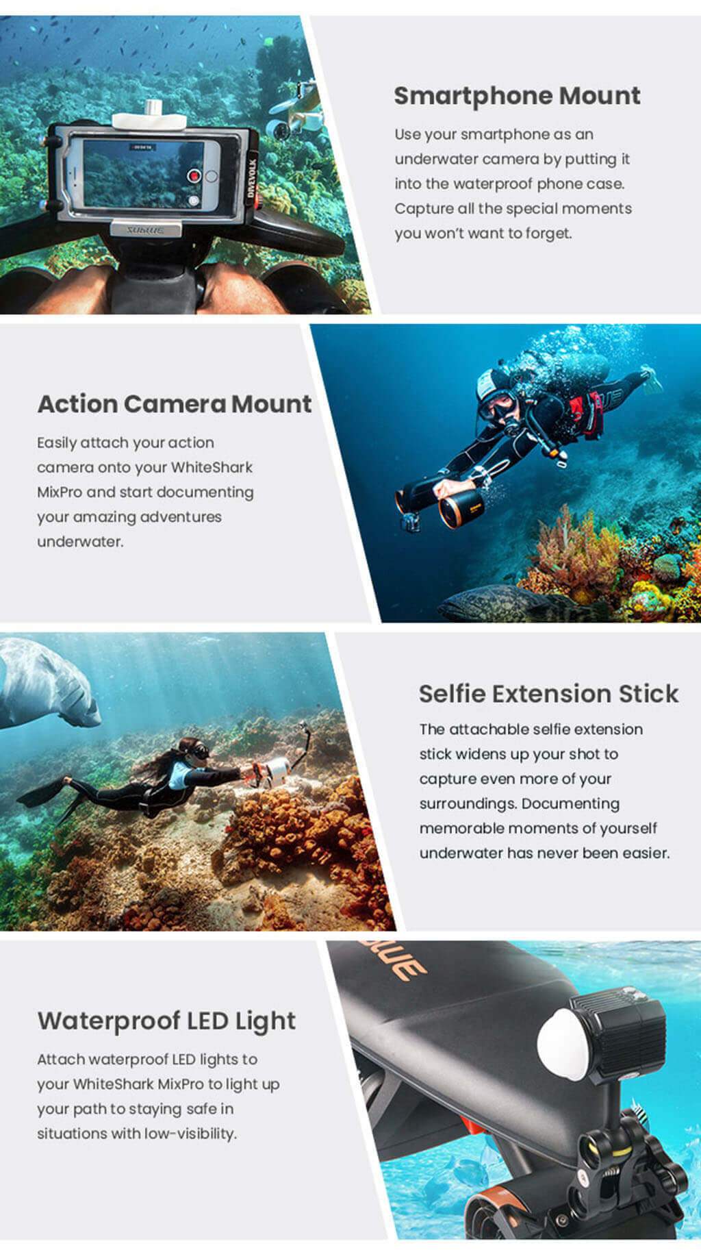 Sublue-WhiteShark-MixPro-Underwater-Scooter-Drone-Self-swimming-Booster-Compatible-Smartphone-Action-1781816-4
