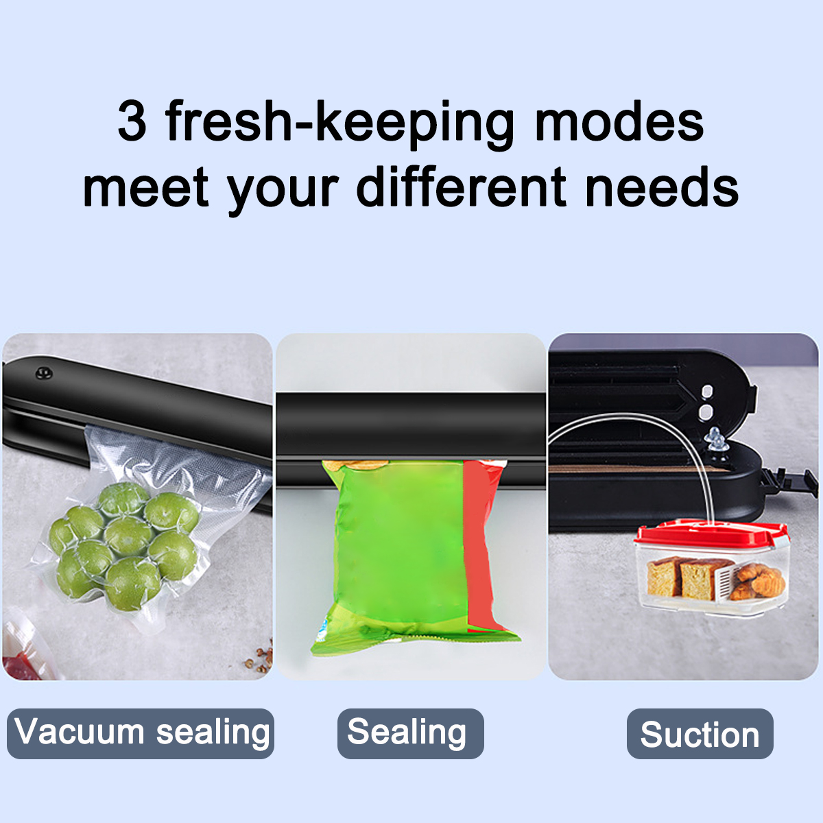 Electric-Food-Vacuum-Sealer-Powerful-Motor-Quick-Sealing-3-Fresh-keeping-Modes-for-Food-Preservation-1905323-3
