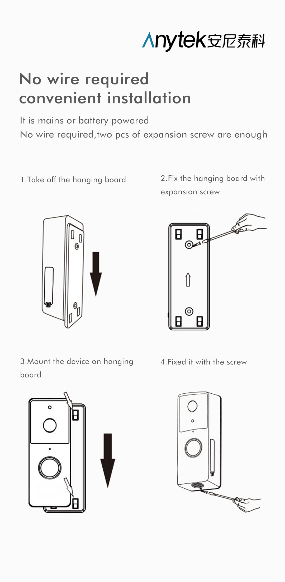 Anytek-B60-Tuya-Smart-Video-Doorbell-Wireless-Doorbell-Camera-24g-5g-WIFI-HD-1080P-WiFi-Security-Cam-1954068-11