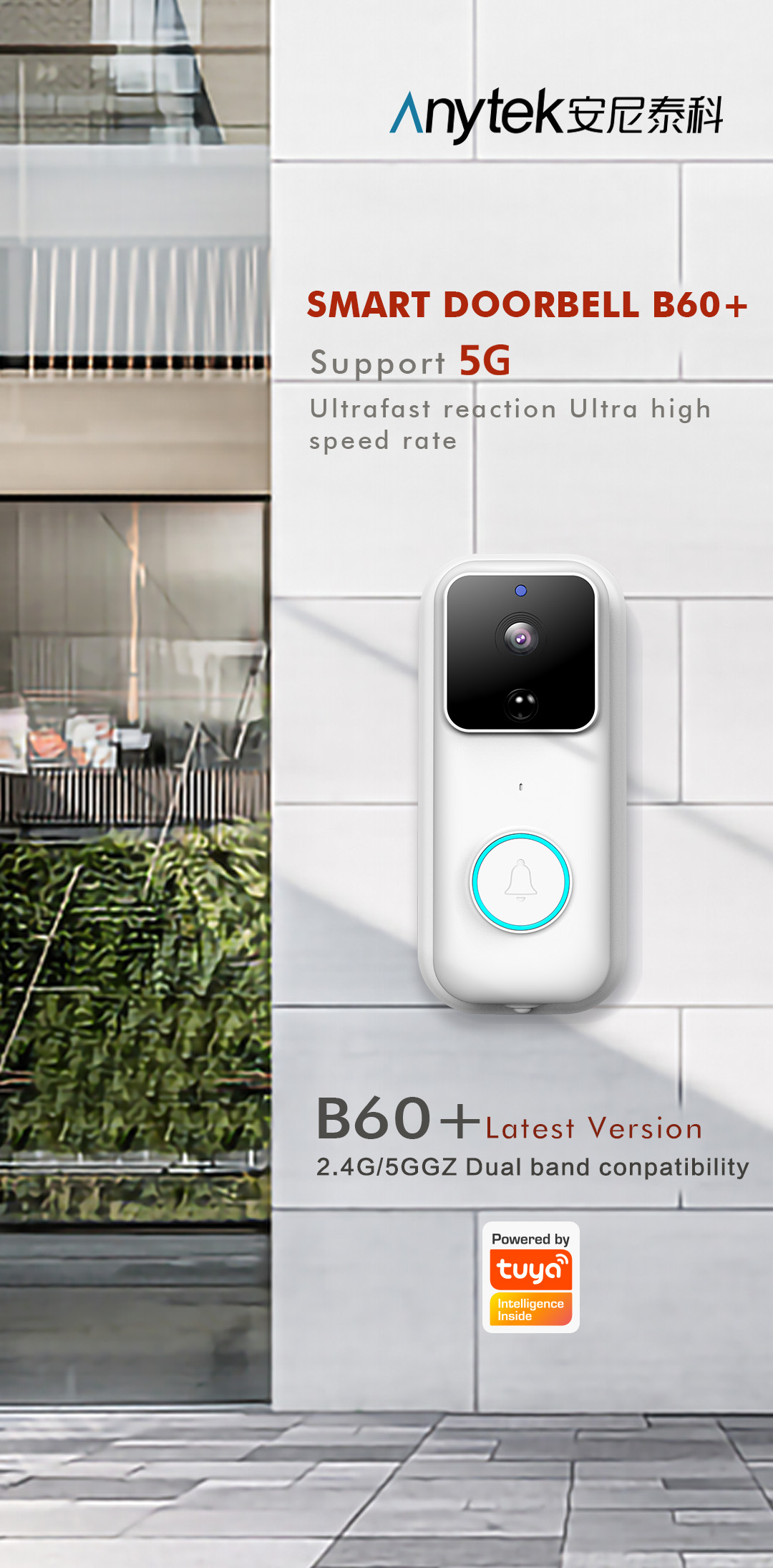 Anytek-B60-Tuya-Smart-Video-Doorbell-Wireless-Doorbell-Camera-24g-5g-WIFI-HD-1080P-WiFi-Security-Cam-1954068-3